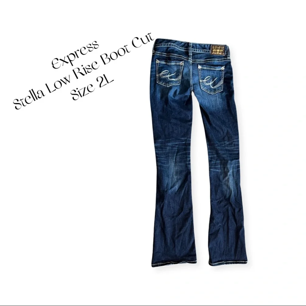 Express Low Rise Boot Cut - Picture 2 of 2